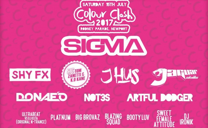 Colour Clash set to return to Newport, July 15 2017
